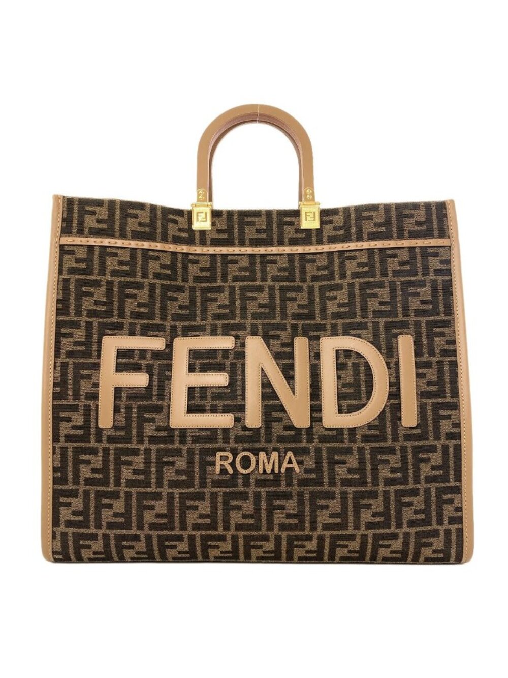 Fendi Sunshine Large Handbag Canvas